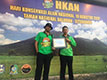 Mitra Balai KSDA Bali PT. Anak Burung Tropikana won the award for breeding the best protected wildlife in HKAN 2017 commemoration in Baluran National Park.